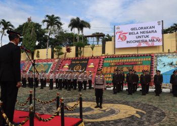 Polres Tanggamus Gelar Upacara Hari Bela Negara ke-76 Tahun 2024