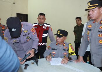 Cek Senpi Polres Lampung Utara antisipasi Penyalahgunaan dinas personel