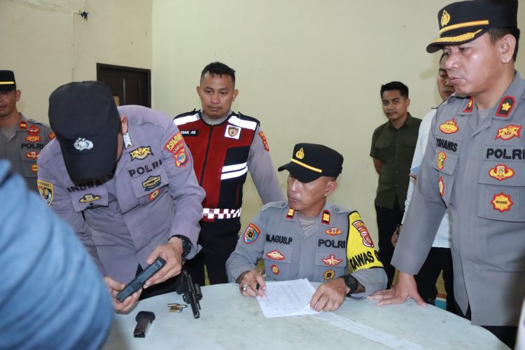 Cek Senpi Polres Lampung Utara antisipasi Penyalahgunaan dinas personel