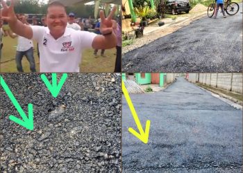 Kembali Muncul Proyek Asal jadi di Kotabumi, Dinas Dan APH di Minta Bekerja!