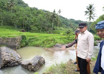 Dukung Peningkatan Hasil Panen, Wamendagri Bima Tinjau Kondisi Irigasi di Subang