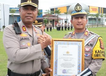 38 Personel Polres Tulang Bawang Terima Penghargaan, Ini Daftar Namanya.