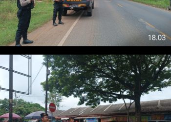 Jaga Kondusifitas, Sat Samapta Polres Lampung Utara Intensifkan Patroli R4