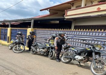 Berikan Rasa Aman, Polres Lampung Utara Gelar Patroli Pemukiman Penduduk