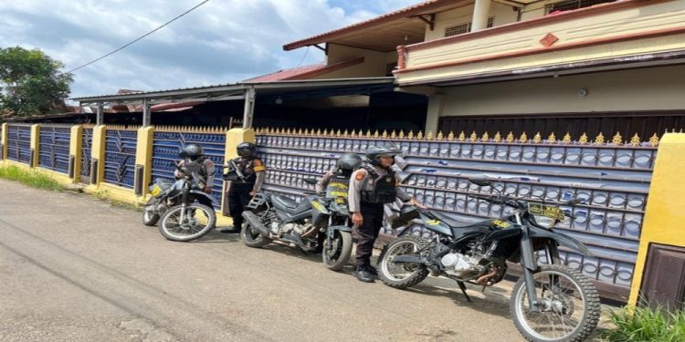 Berikan Rasa Aman, Polres Lampung Utara Gelar Patroli Pemukiman Penduduk