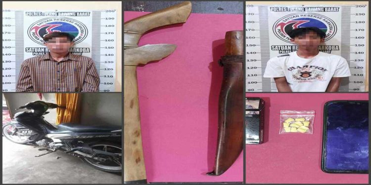 Kembali Unit Opsnal Sat Res Narkoba Polres Tulang Bawang Barat Ringkus Dua Pemuda Kedapatan miliki Narkotika jenis Extacy