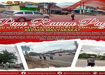 Optimalkan Pelayanan, Polres Lampura Gelar Pam Rawan Pagi.
