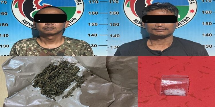 Sat Narkoba Polres Metro Amankan Dua Tersangka, Satu Diantaranya Seorang PNS