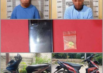 Sat Narkoba Polres Tulang Bawang Barat, Amankan Pria dan Wanita selaku Pengedar Narkotika Jenis Extacy 