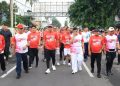 Pj. Gubernur Samsudin Lepas Ribuan Peserta Soekarno Fun Run Lampung Dorong Semangat Generasi Muda