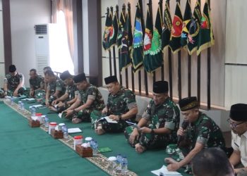 Pangdam XII/Tpr Mayjen TNI Jamallulael Awali Tugas Dengan Syukuran Dan Doa Bersama Prajurit 