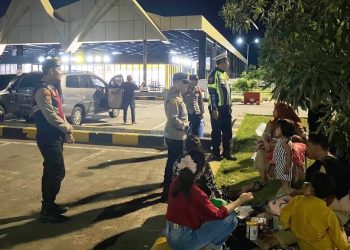 Polres Tulang Bawang Himbau Pemudik Nataru Beristirahat Di Tempat Yang Telah Tersedia