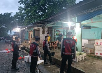 Antisipasi 3C dan PremanismeSat Samapta Polres Lampung Utara Gelar Patroli Subuh