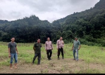 Dukung Swasembada Pangan, Polres Lampung Utara Cek Lokasi Lahan Yang Bakal Ditanami Jagung