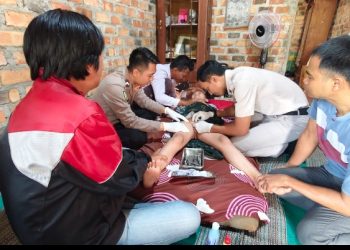 Polres Lampung Utara Berikan Layanan Kesehatan Sunat Gratis Kepada Warga