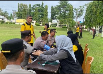 Polres Lampung Utara Beri Layanan Kesehatan Kepada Personel