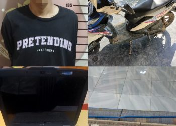 Polsek Kotabumi Kota Polres Lampung Utara Amankan Pelaku Curat.