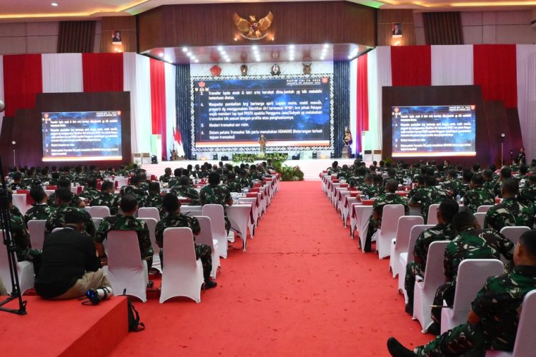 Rapim TNI 2025 Dukung Pembangunan Ekonomi Nasional Menuju Indonesia Maju