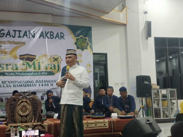 Meriah, Haji Bambang Jadi Penceramah di Way Pengubuan 
