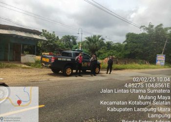 Jaga Kamtibmas, Polres Lampung Utara Tingkatkan Patroli 