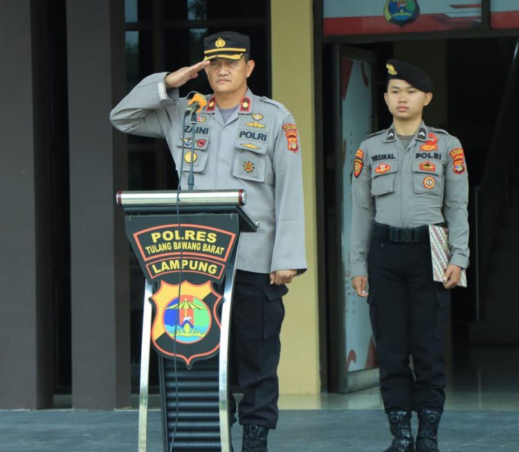 Pimpin Apel Perdana, Wakapolres Tulang Bawang Barat Ingatkan Personil Tingkatkan Disiplin Dan Pelayanan