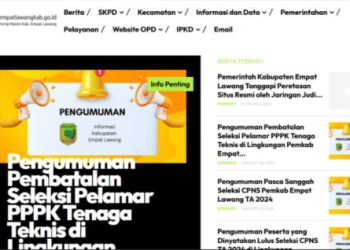 Pemerintah Kabupaten Empat Lawang Tanggapi Peretasan Situs Resmi Oleh Jaringan Judi Online
