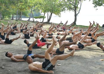 Kolam Renang Laut Anggaraksa , Menjadi  Arena Latihan Prajurit  YONIF 7 MARINIR