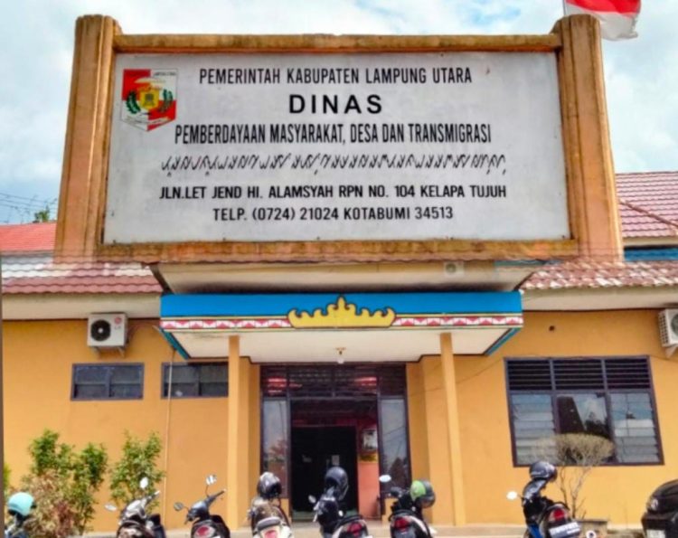 Pegawai Dinas PMDT Lampung Utara Resah, Anggaran Kegiatan Per bidang Dipotong Oknum Orda