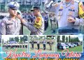 Kapolres Lampung Utara Pimpin Apel Gelar Pasukan Operasi Keselamatan Krakatau 2025