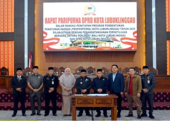 DPRD Lubuklinggau Gelar Rapat Paripurna, 15 Raperda Masuk Propemperda 2025
