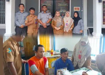 Pastikan Kesehatan Warga Binaan, Lapas Kls II A Kotabumi Gelar Screening