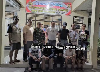 Polsek Metro Barat Gerebek Kosan, Lima Orang Diamankan Terkait Pengedaran Narkoba Jenis Sinte
