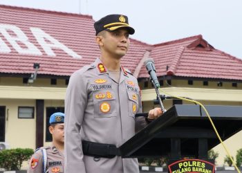 Pesan Kapolres Tulang Bawang Saat Pimpin Upacara Hari Kesadaran Nasional