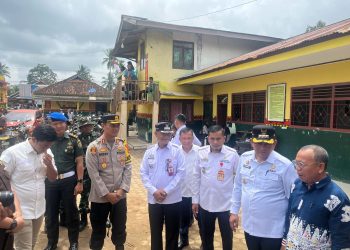 Kapolres Lampung Utara Hadiri Upacara Pembukaan TMMD ke-123 Kodim 0412/LU