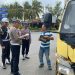 Sosialisasi Keselamatan Bagi Pengendara Truk Dalam Operasi Keselamatan Krakatau 2025 Oleh Satlantas Polres Metro Polda Lampung