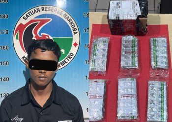Polres Metro Amankan Pria Diduga Edarkan Obat Terlarang