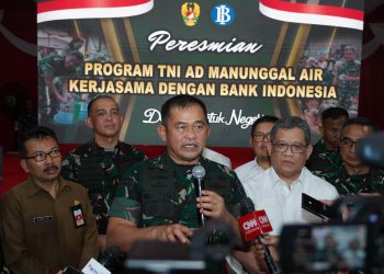 TNI AD Dan Bank Indonesia Bersinergi Bangun Sumber Air Bersih Untuk Masyarakat