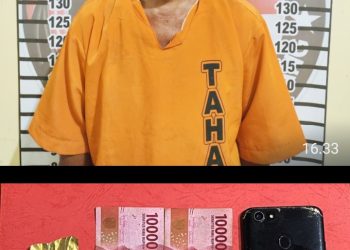 Gasak Narkoba, Polres Tulang Bawang Tangkap Pria Paruh Baya Sembunyikan Sabu di Jok Motor