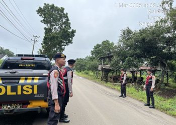 Jaga Kamtibmas Bulan Ramadhan, Sat Samapta Polres Lampung Utara Intensifkan Patroli R4