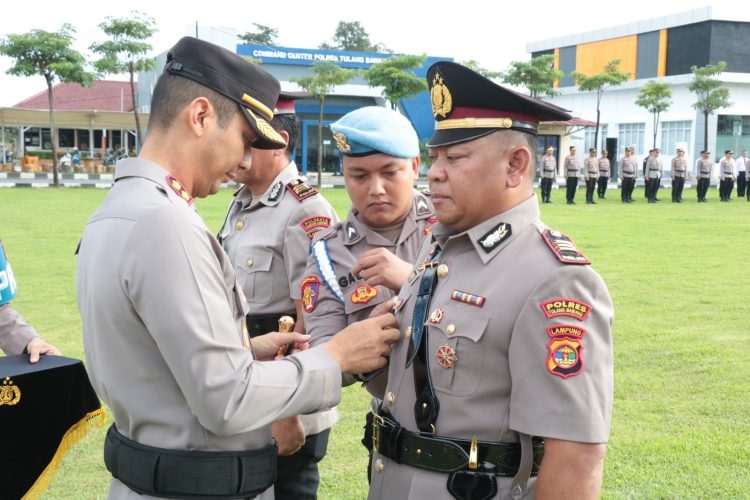 Polres Tulang Bawang Gelar Sertijab Kasat Dan Kapolsek, Berikut Daftar Namanya