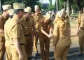 Pimpin Apel Perdana Bupati Ela Ajak Forkopimda Bangun Lamtim Lebih Maju Dan Lebih Makmur