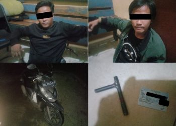 POLRES METRO GAGALKAN AKSI KRIMINAL! DUA PEMUDA DENGAN KUNCI T TERJARING PATROLI