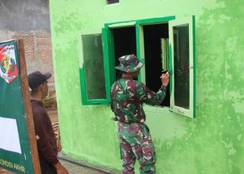 Sentuhan Lembut Kuas TMMD ke 123 Kodim 0412/LU RTLH Sulisno Kini Semakin Indah 