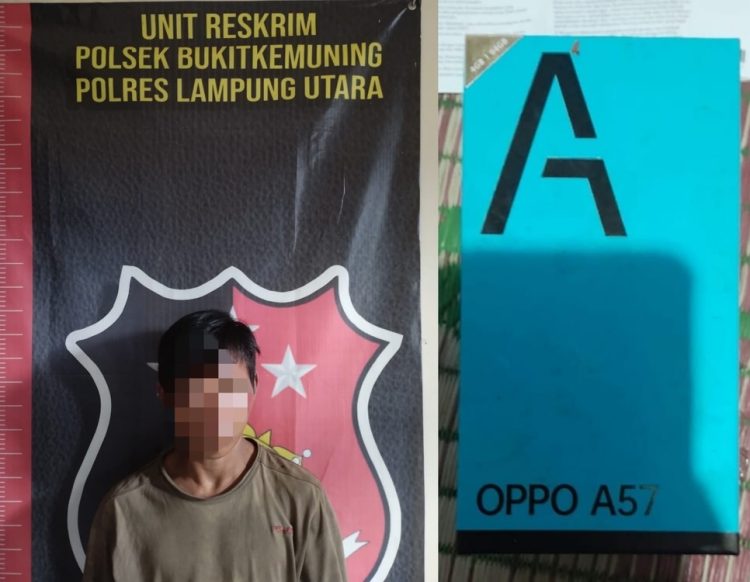 Curi Dua Unit Hp Dan Uang Milik Korban, Pemuda Di Abung Tinggi Diringkus Polisi