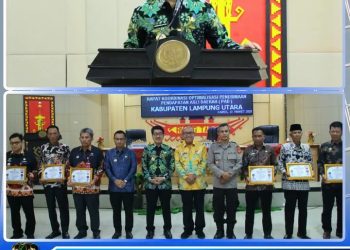 BUPATI LAMPUNG UTARA PIMPIN RAPAT KOORDINASI OPTIMALISASI PENDAPATAN ASLI DAERAH (PAD)