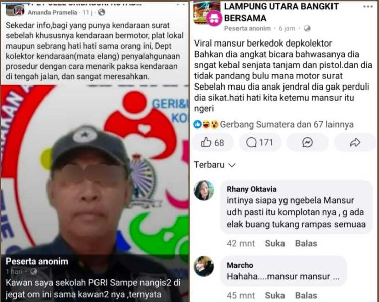 Oknum Dept Collektor Di Lampura Bikin Resah Polisi Di Minta Tangkap Para Pelaku