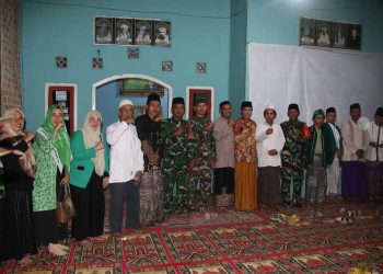 Peringati Nuzulul Quran Satgas TMMD ke 123 Kodim 0412/LU Kunjungi Ponpes Di Subik.