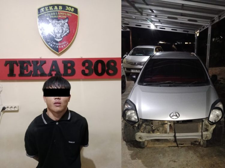 Tekab 308 Polres Metro Tangkap Pelaku Pencurian Motor !, Barang Curian Dimasukan ke Mobil