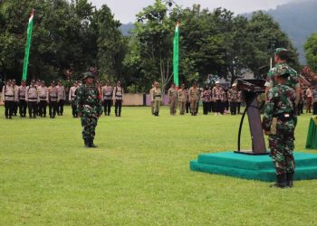 Kasiter Kasrem 043/Gatam Kolonel Inf Jaka Sutanta, S.Sos., Tutup TMMD di Desa Subik.