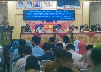 Tegas,Dr. Ir. H. Hamartoni Ahadis, M.Si Pinta Sekda Rubah Penataan Ruang Siger Dalam Pelaksanaan Musrenbang